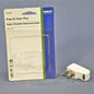 Eagle White Plug Right Angle Side Mount 15A 125V Non-Polarized 1-15P BP2600W