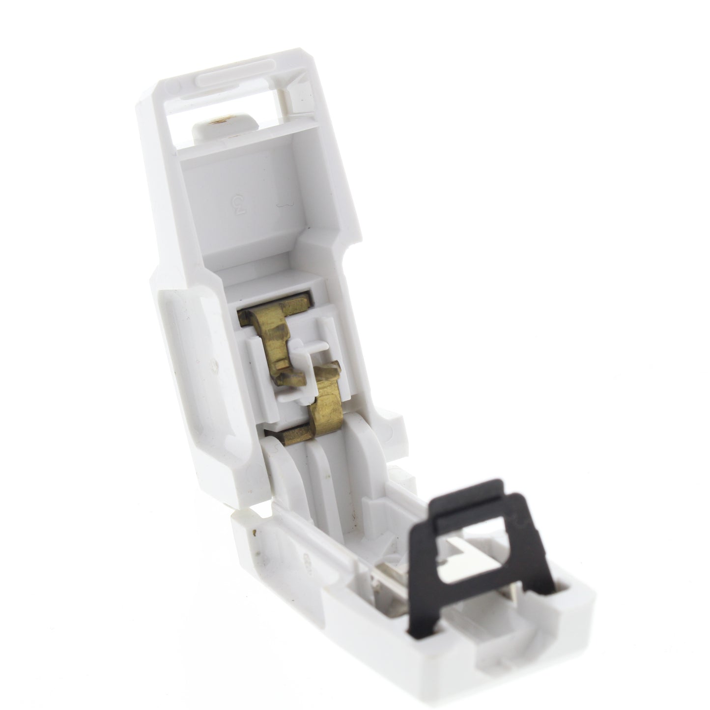 Eagle BP2600W White 15A Non-Polarized Plug Right Angle 1-15P 125V Side Mount