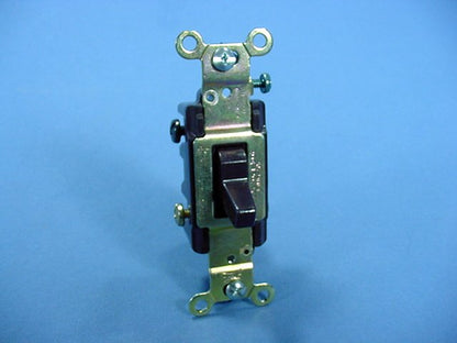 Eagle Brown Commercial Grade 3-Way Toggle Light Switch 20A 120/277V Bulk CS320B