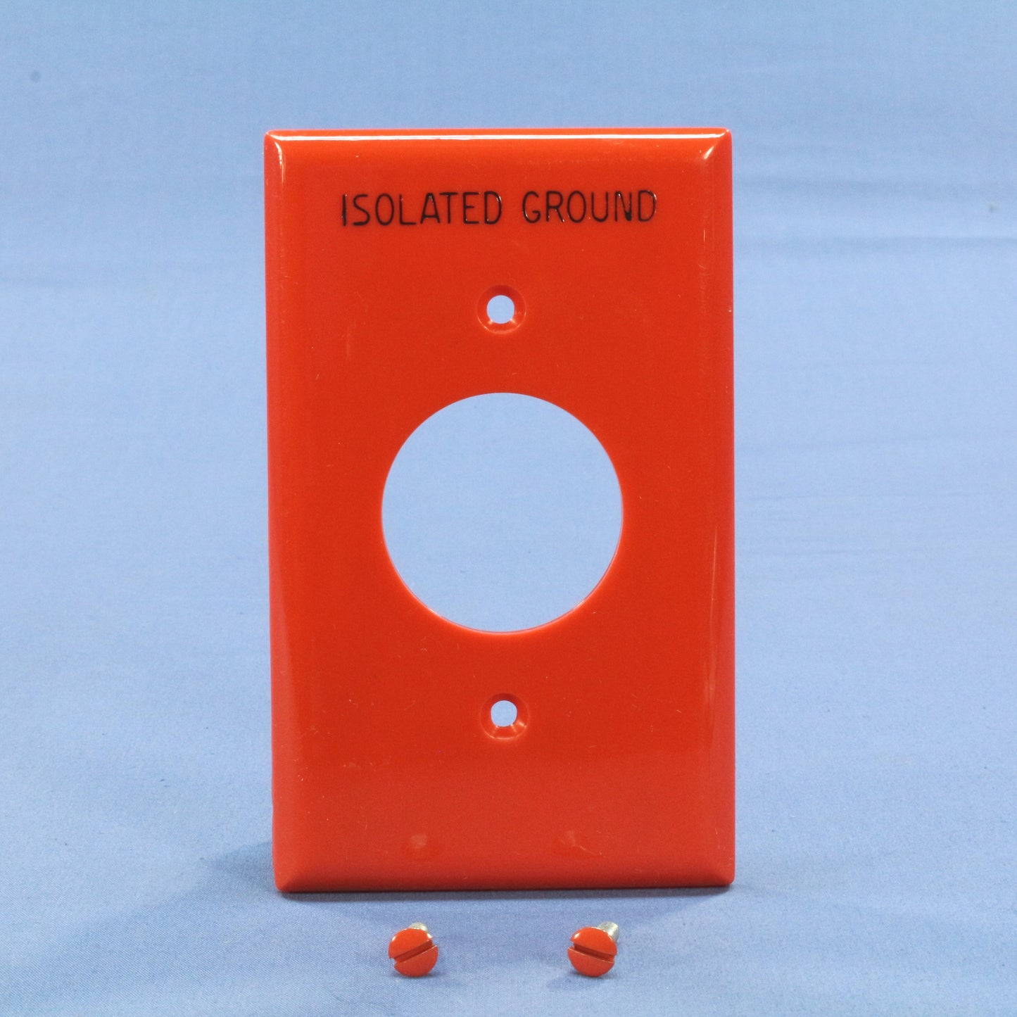 Eagle IG5131RN Orange 1-Gang 1.406in. Outlet Unbreakable Nylon Wallplate Cover