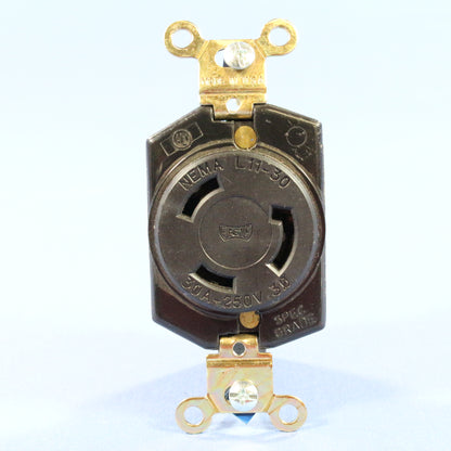 Eagle L1130R Twist Turn Locking 30A Receptacle Outlet Bulk NEMA L11-30R 250V 3�