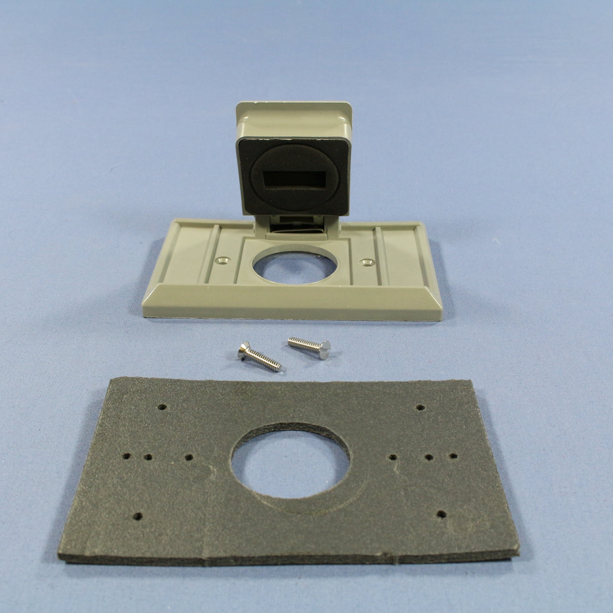 Eagle Horizontal Weather Resistant 1.41" Single Receptacle Outlet Cover Plate