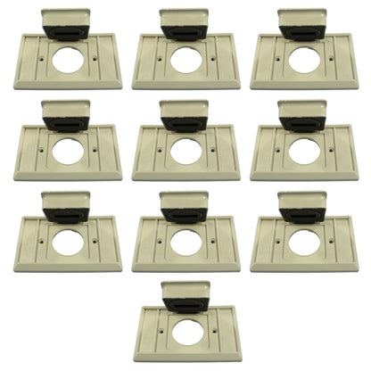 10 Eagle Horizontal Weather Resistant Single Receptacle Outlet 1.41" Cover Plate