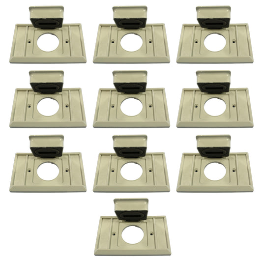 10 Eagle Horizontal Weather Resistant Single Receptacle Outlet 1.41" Cover Plate