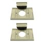 2 Eagle Horizontal Weather Resistant 1.41" Single Receptacle Outlet Covers Plate
