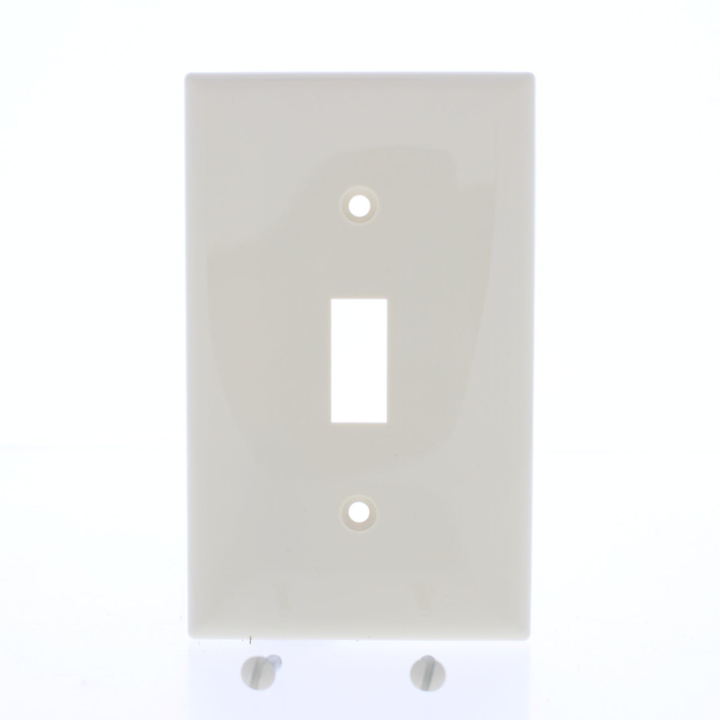 25 Pack Eastman Ivory 1-Gang Toggle Switch Thermoplastic Nylon Wallplate Covers