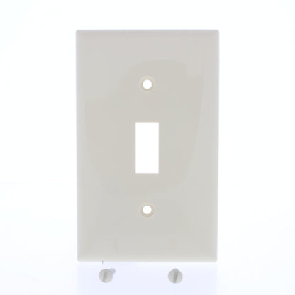 25 Pack Eastman Ivory 1-Gang Toggle Switch Thermoplastic Nylon Wallplate Covers