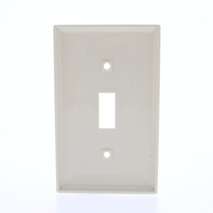 25 Pack Eastman Ivory 1-Gang Toggle Switch Thermoplastic Nylon Wallplate Covers