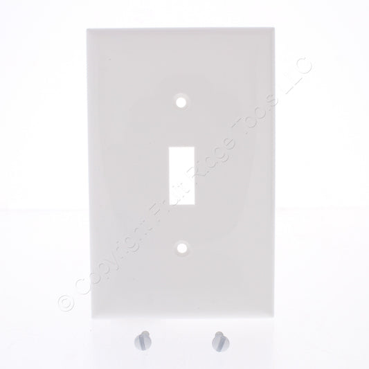 25-Pack Eastman Ivory 1-Gang MidSize Toggle Switch Thermoplastic Wallplate Cover