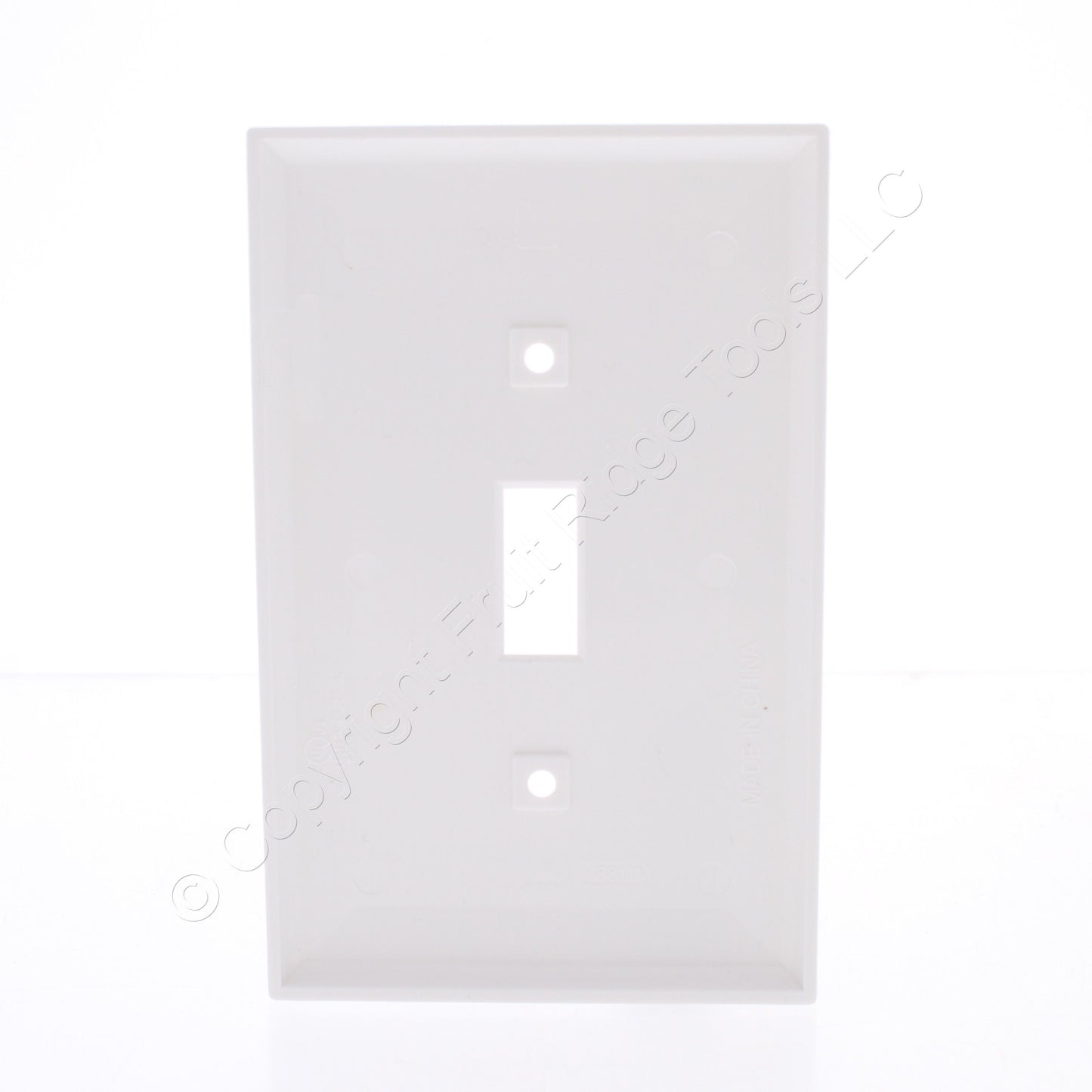 25-Pack Eastman Ivory 1-Gang MidSize Toggle Switch Thermoplastic Wallplate Cover