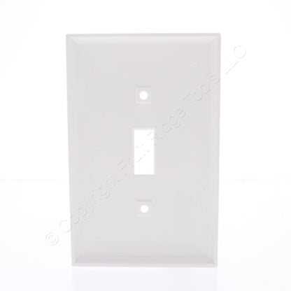 25-Pack Eastman Ivory 1-Gang MidSize Toggle Switch Thermoplastic Wallplate Cover