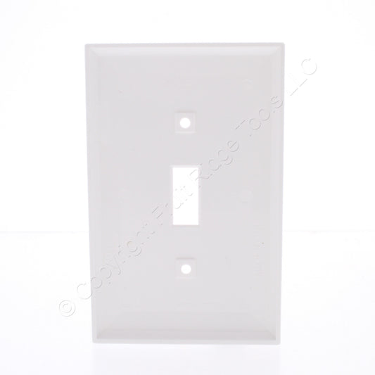 25-Pack Eastman Ivory 1-Gang MidSize Toggle Switch Thermoplastic Wallplate Cover