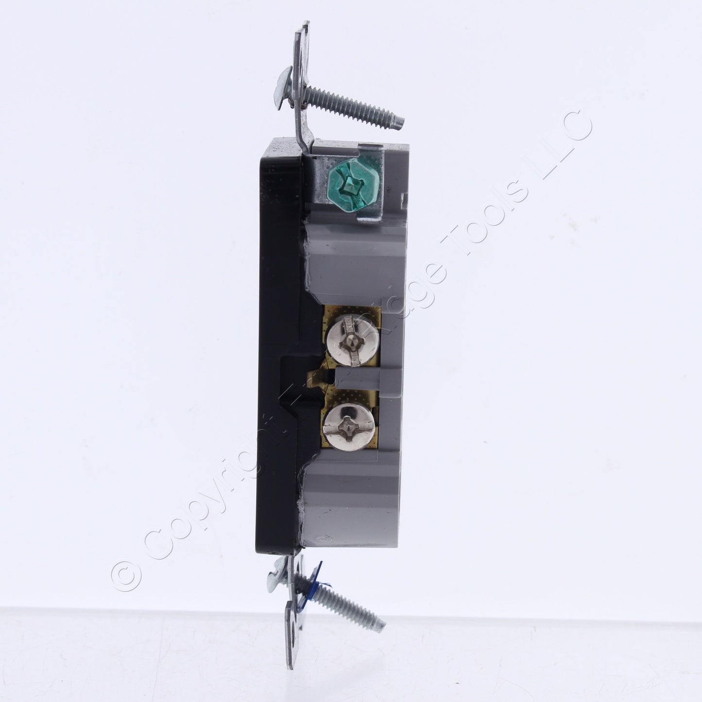 Eaton 1107-9V Black Residential Decorator Outlet 5-15R 15A 125V Bulk Receptacle