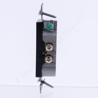 Eaton 1107-9V Black Residential Decorator Outlet 5-15R 15A 125V Bulk Receptacle