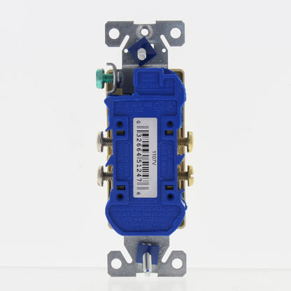 Eaton 1107V Ivory 15A Decorator Receptacle Duplex Outlet NEMA 5-15R 125V Bulk