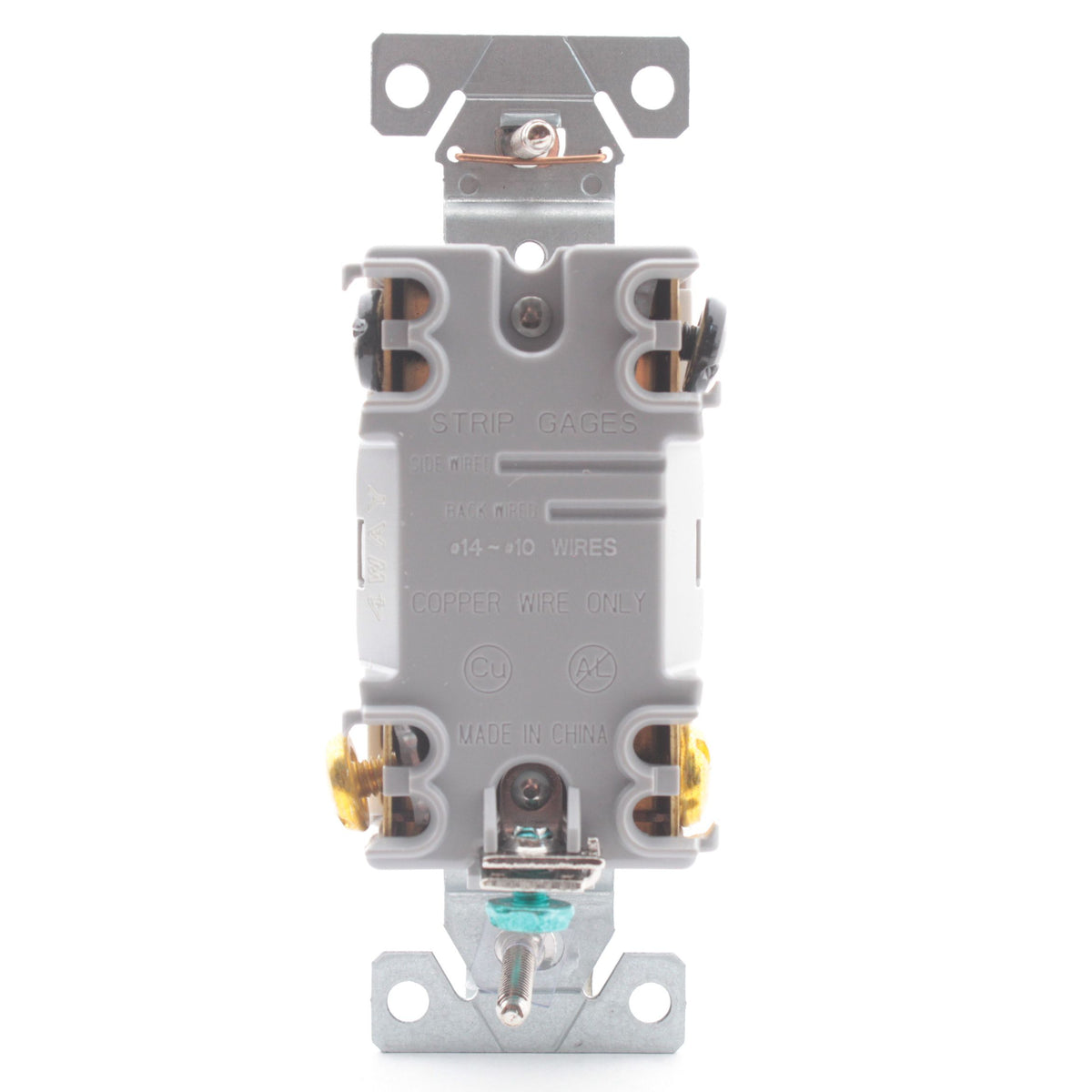 Eaton 1242-7W White 4-Way Toggle Wall Light Switch 15A 120/277V Commercial