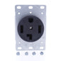 Eaton Receptacle Dryer Oven Range Stove Outlet NEMA 14-30R 30A 125/250V 1257