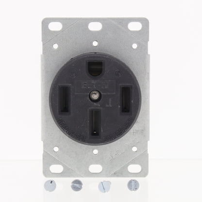 Eaton Flush Range Receptacle Oven Stove Outlet 50A 125/250V 14-50R 1258 Bagged