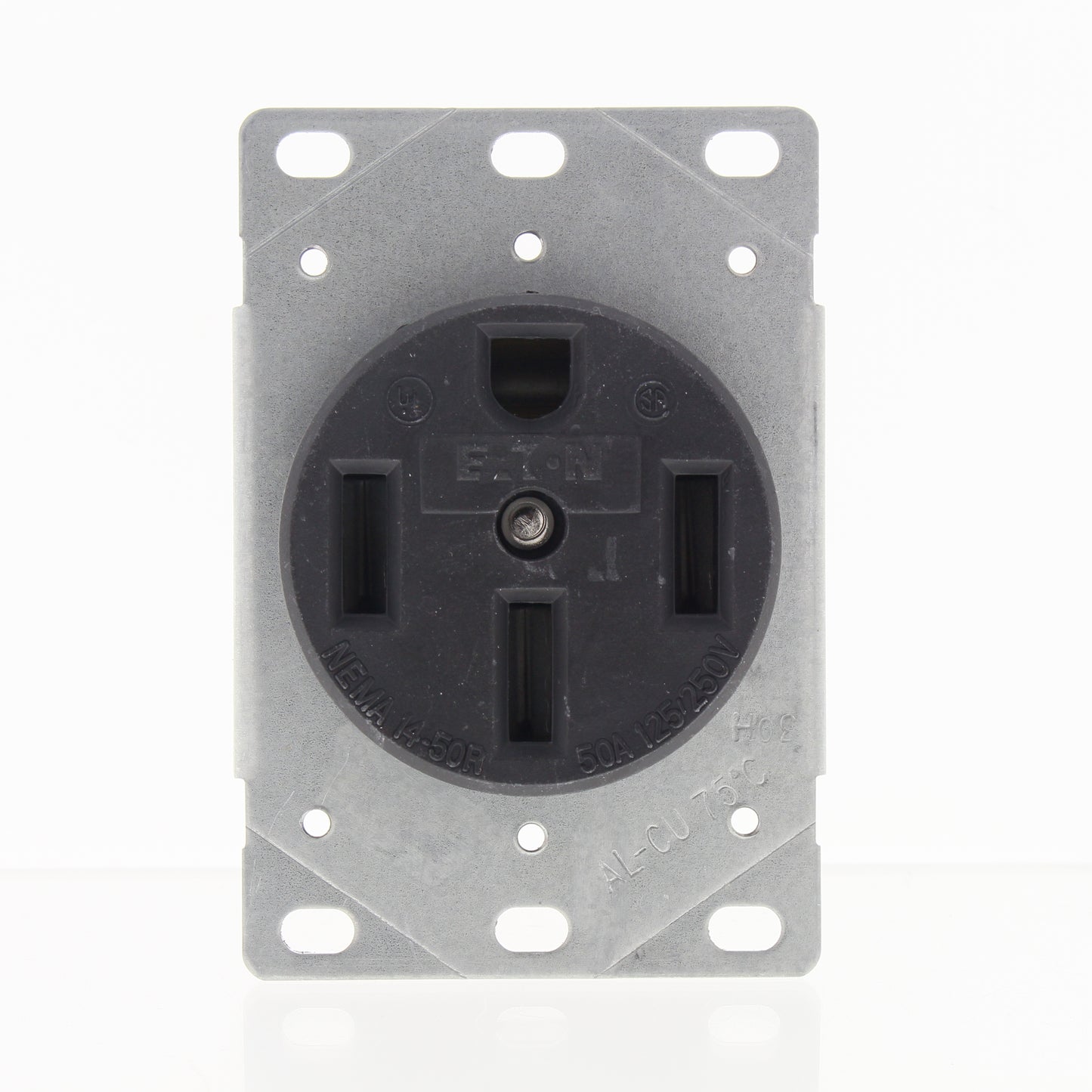 Eaton Flush Range Receptacle Oven Stove Outlet 50A 125/250V 14-50R 1258 Bagged