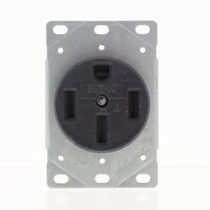 Eaton Flush Range Receptacle Oven Stove Outlet 50A 125/250V 14-50R 1258 Bagged