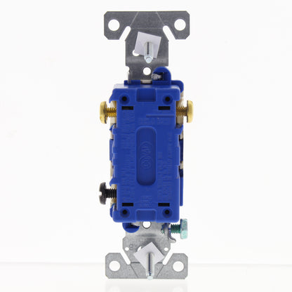 Eaton 1303-7A Almond Residential Toggle Light Switch 3-Way 15A 120V Bulk