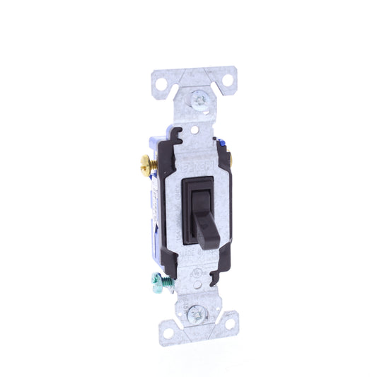 Eaton Brown Residential Toggle Light Switch 3-Way 15A 120V Bulk 1303-7B