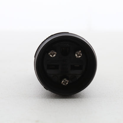 Eaton Watertight Nema 6-15 Black Straight Blade Connector 2P 15A 250V 15W49BK