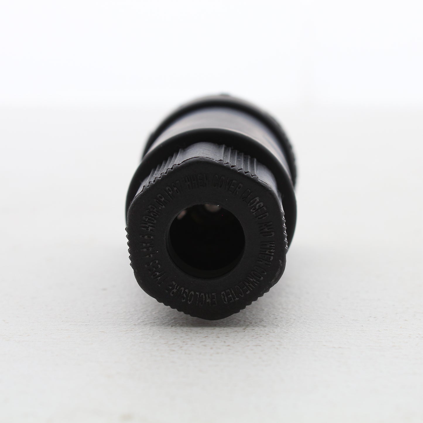 Eaton Watertight Nema 6-15 Black Straight Blade Connector 2P 15A 250V 15W49BK