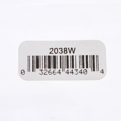 Eaton 2038W White 2-Gang Toggle Duplex Outlet Plastic Mid-Size Wallplate Cover