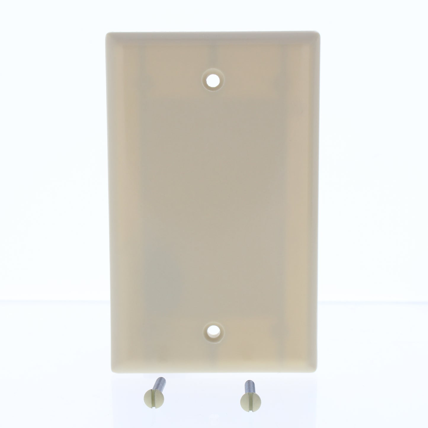 Eaton 2129V Ivory 1-Gang Blank Plastic Standard Wallplate Cover Box Mount 25pcs