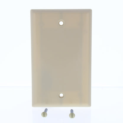 Eaton 2129V Ivory 1-Gang Blank Plastic Standard Wallplate Cover Box Mount 25pcs