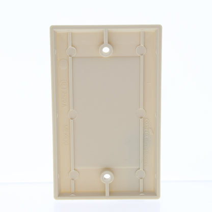 Eaton 2129V Ivory 1-Gang Blank Plastic Standard Wallplate Cover Box Mount 25pcs