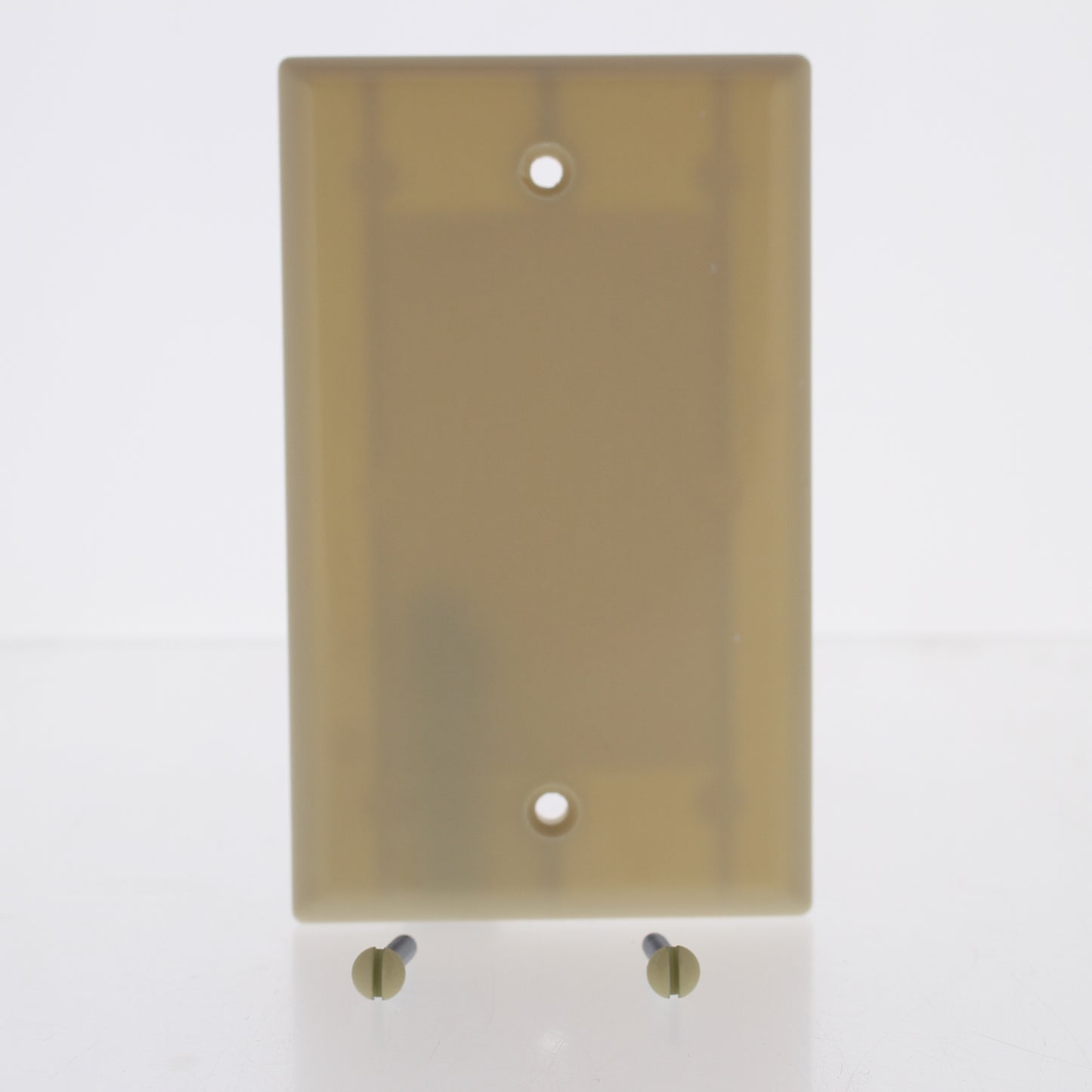 Eaton 2129V Ivory 1-Gang Blank Cover Thermoset Wallplate Box Mount Standard Size