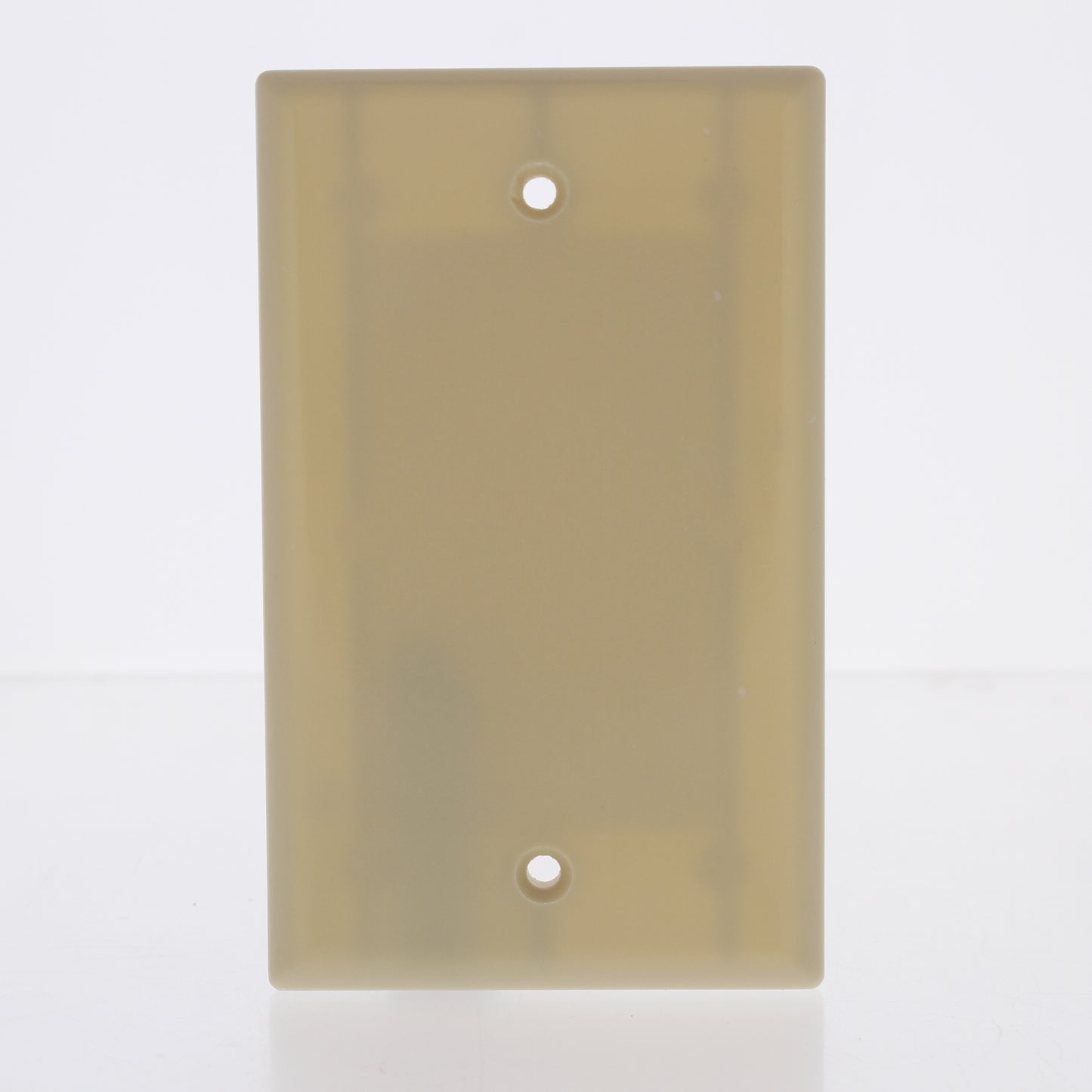 Eaton 2129V Ivory 1-Gang Blank Cover Thermoset Wallplate Box Mount Standard Size