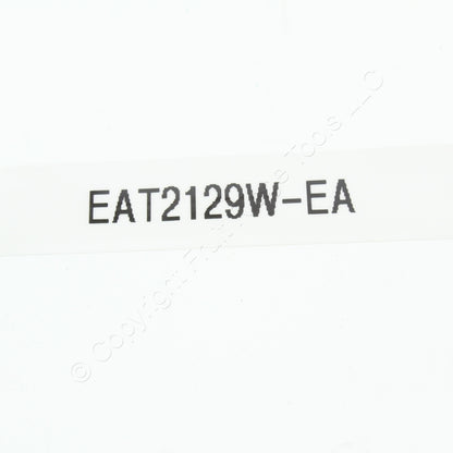 Eaton White Thermoset Standard 1-Gang Blank Cover Wallplate Box Mounted 2129W