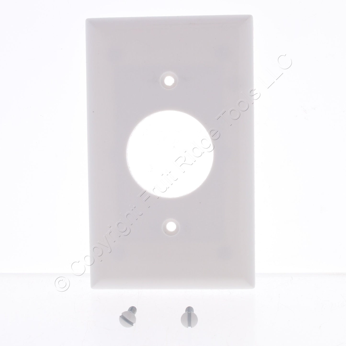 Eaton 2131W White 1-Gang 1.406 Receptacle Single Outlet Thermoset Covers 25-Pack