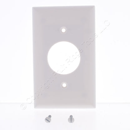 Eaton 2131W White 1-Gang 1.406 Receptacle Single Outlet Thermoset Covers 25-Pack