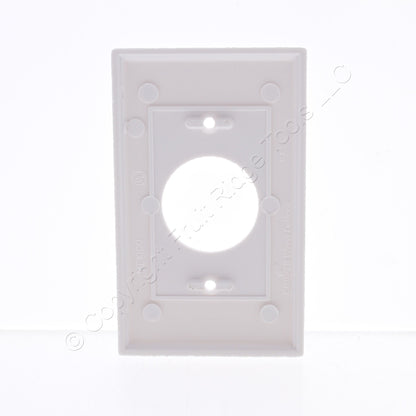 Eaton 2131W White 1-Gang 1.406 Receptacle Single Outlet Thermoset Covers 25-Pack
