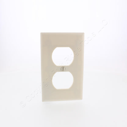 Eaton 2132LA Light Almond 1-Gang 1 - Duplex Plastic Size Wallplate Cover 25pcs