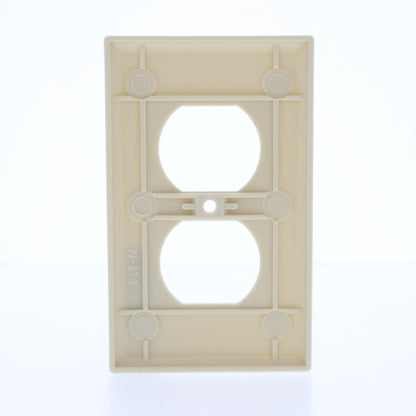 Eaton 2132V Ivory 1-Gang Duplex Outlet Plastic Standard Size Wallplate Cover