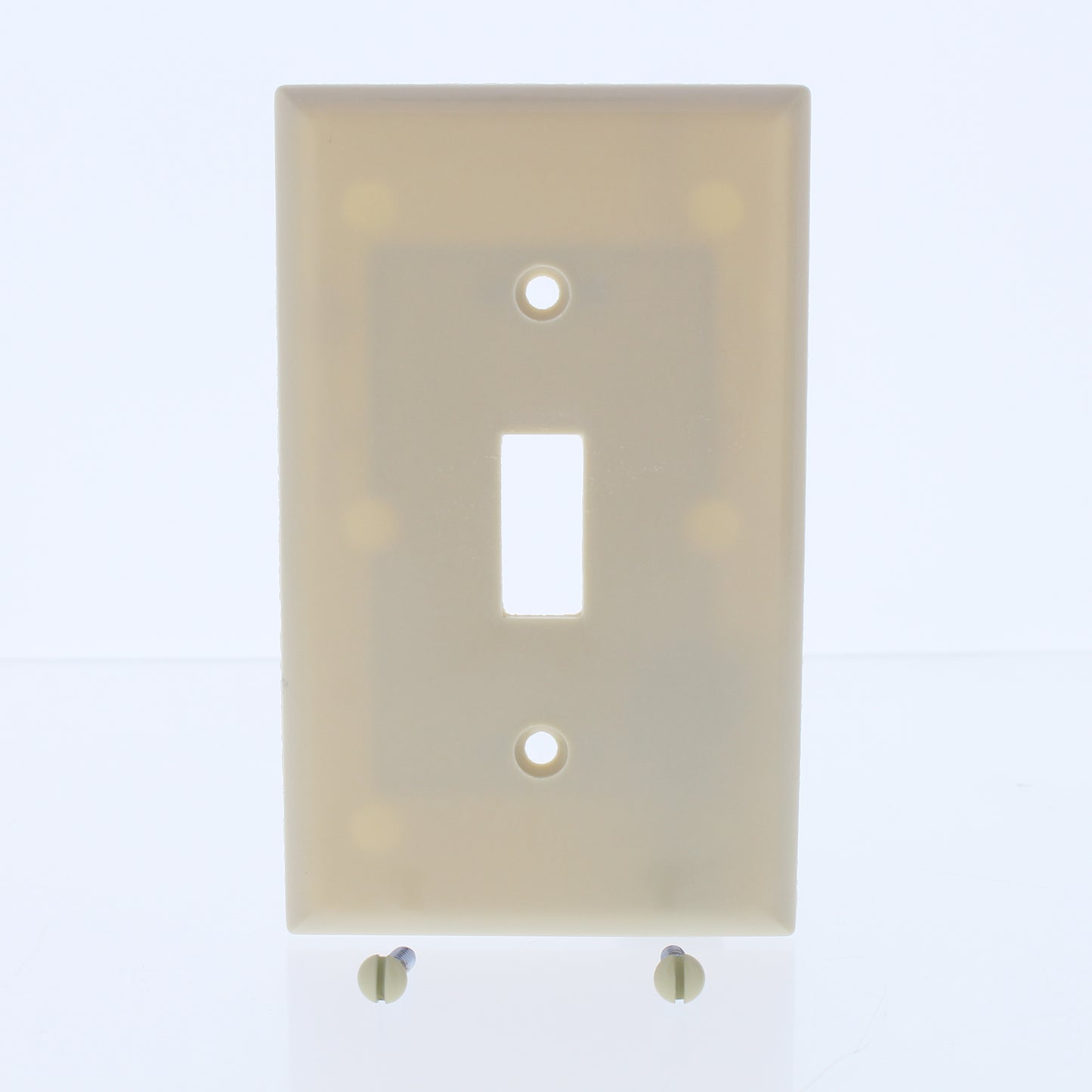 Eaton 2134V Ivory 1-Gang Toggle Switch Plastic Standard Wallplate Covers 25-pack