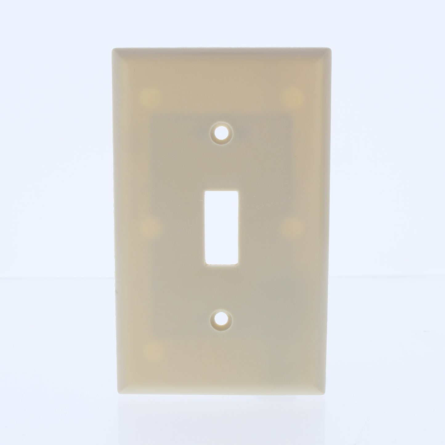 Eaton 2134V Ivory 1-Gang Toggle Switch Plastic Standard Wallplate Covers 25-pack