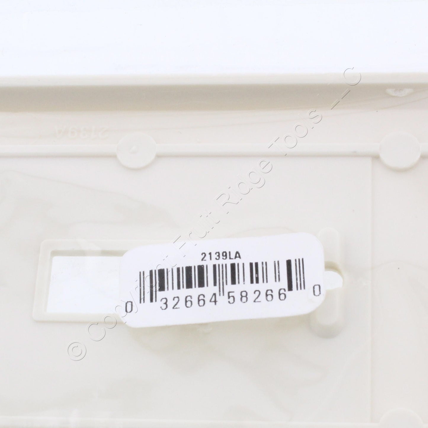 Eaton 2139LA Light Almond 2-Gang Toggle Switch Thermoset Wallplate Standard Size