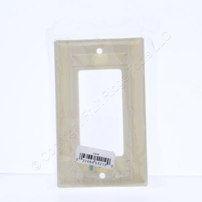 Eaton 2151A Almond 1-Gang Standard Size Thermoset Rocker Switch Cover Wallplate