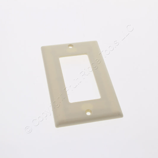 Eaton 2151A Almond 1-Gang Standard Size Thermoset Rocker Switch Cover Wallplate