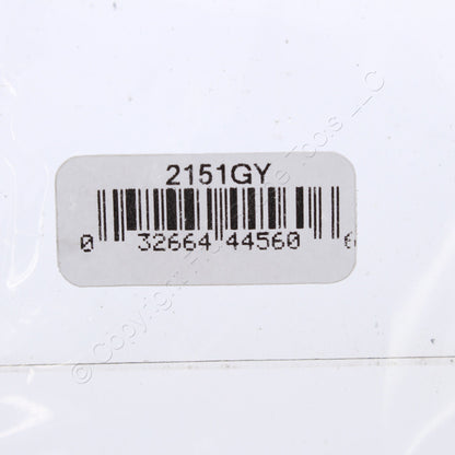Eaton Grey 1-Gang Standard Rocker Switch Cover Wallplate 2151-GY