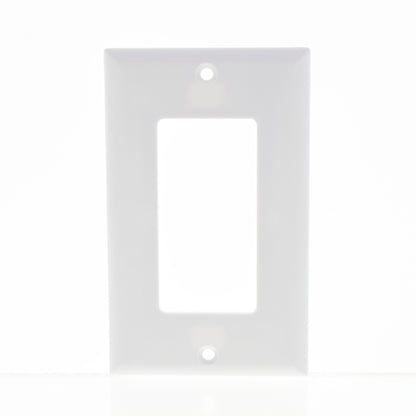Eaton 2151W White 1-Gang Decorator GFCI Plastic Standard Wallplate Cover 25-pack