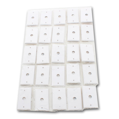 Eaton 2159W White 1-Gang Phone .625" Hole Plastic Wallplate Strap Mount 25pcs