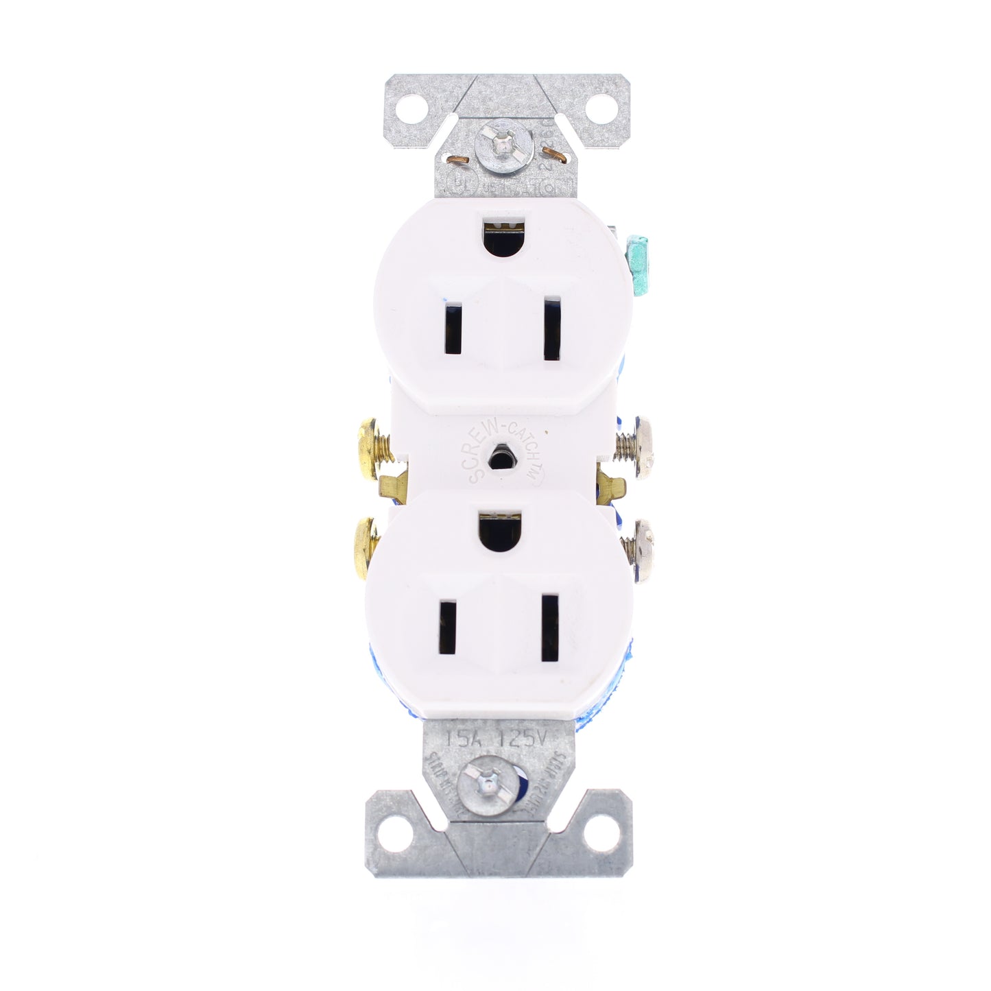 Eaton 270-9W White 15A Duplex Outlet Receptacles Auto-Grounding Nema 5-15R Bulk