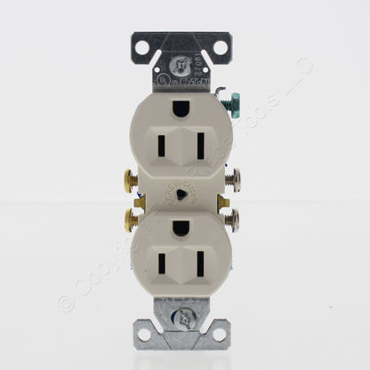 10 Eaton Light Almond Wall Outlet Duplex Receptacle Nema 5-15R 15A 125V 270LA